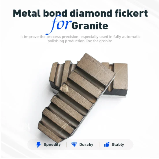 Bloc abrasif Diamond Fickert à haute brillance pour le polissage du granit